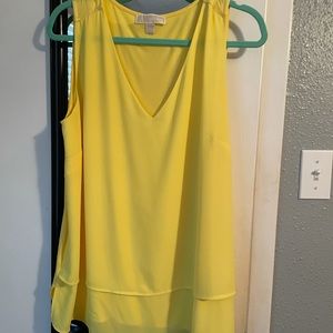 Yellow Michael Michael Korrs Tank Top